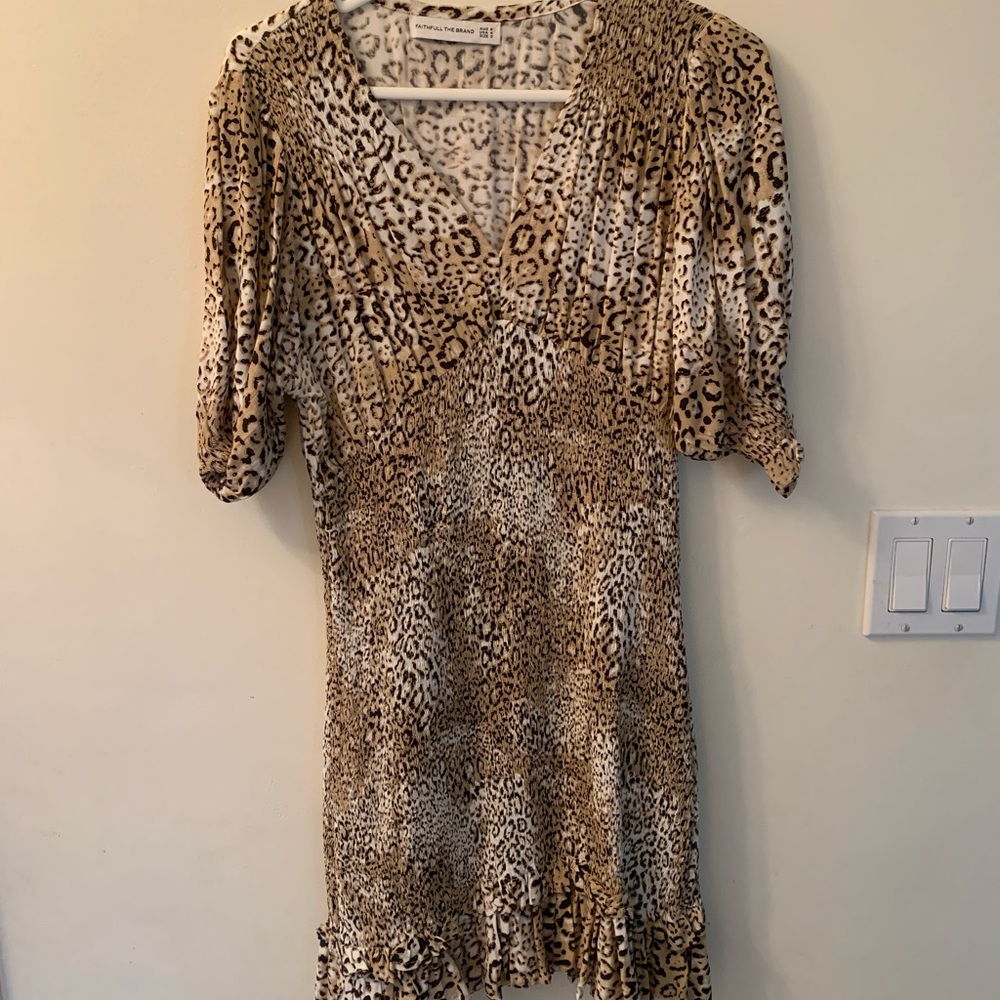 Faithful the brand leopard dress